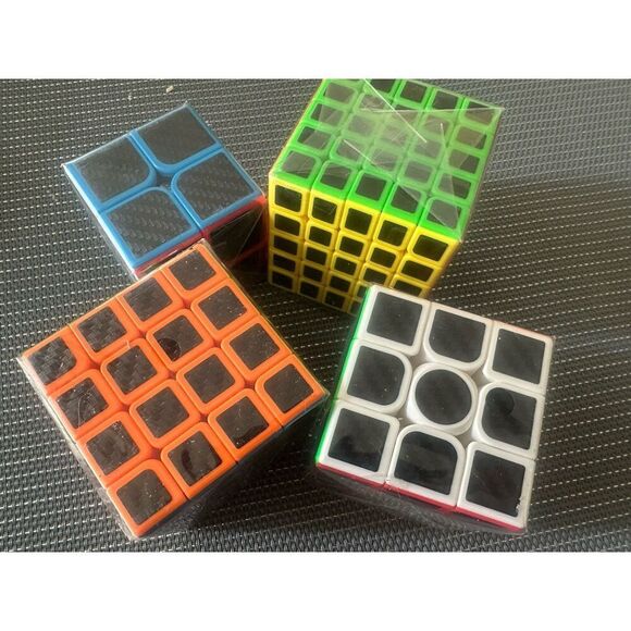 NIB Set Of 4 Speed Cube Cubes Sealed